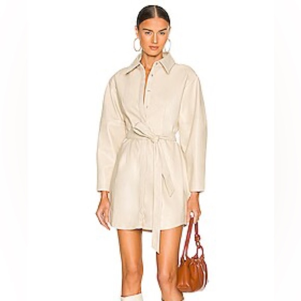 Elliatt Sabrina Faux Leather Dress XS